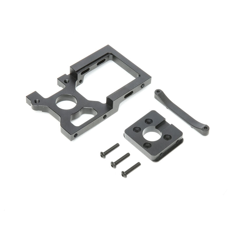 Losi Motor Mount w Adapter Black DBXL-E