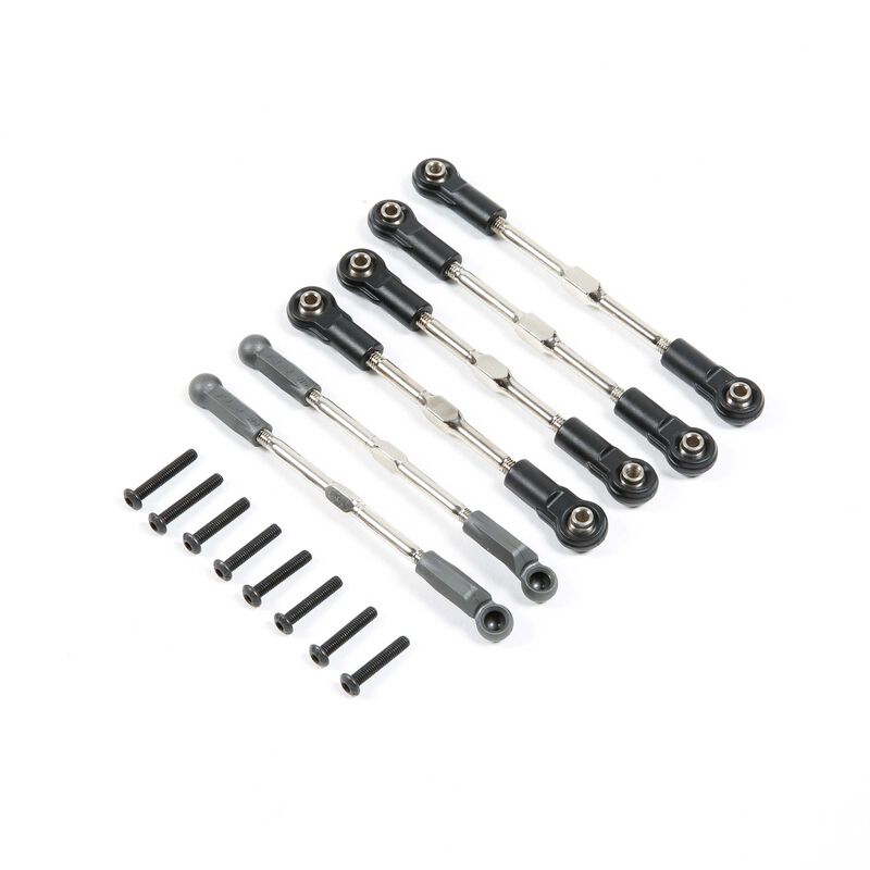 Losi Adjustable Turnbuckle Set (6) for 22S LOS334020
