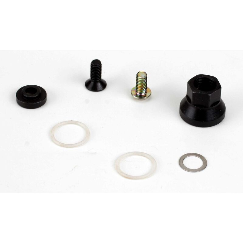 Losi Clutch Nut & Hardware, 4 Shoe: 8B, 8T, 8X