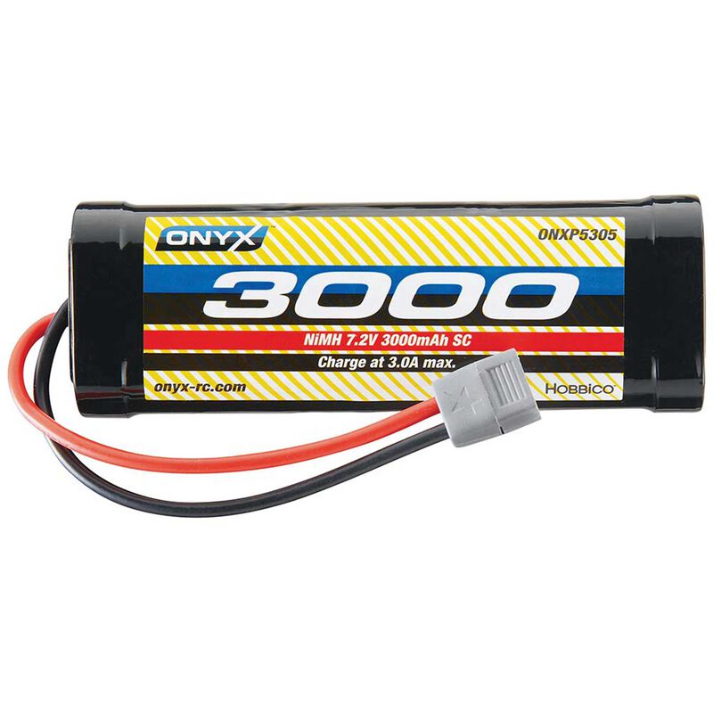 Onyx 7.2V 3000mAh 6-Cell Sub-C Stick NiMH Battery: Deans Star Plug *Clearance
