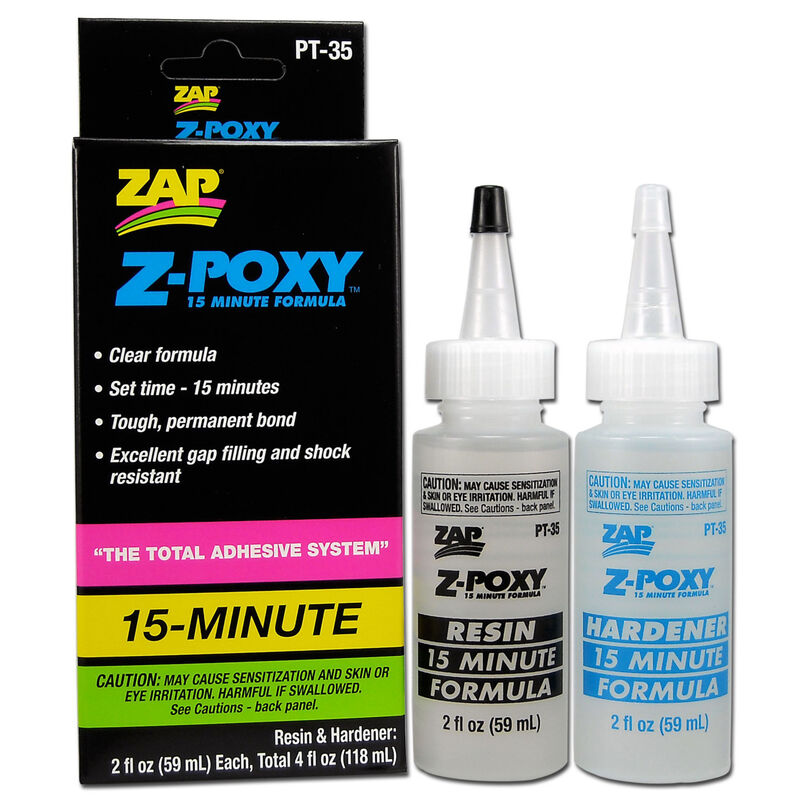 Pacer Technology Zap Z-Poxy Epoxi de 15 minutos