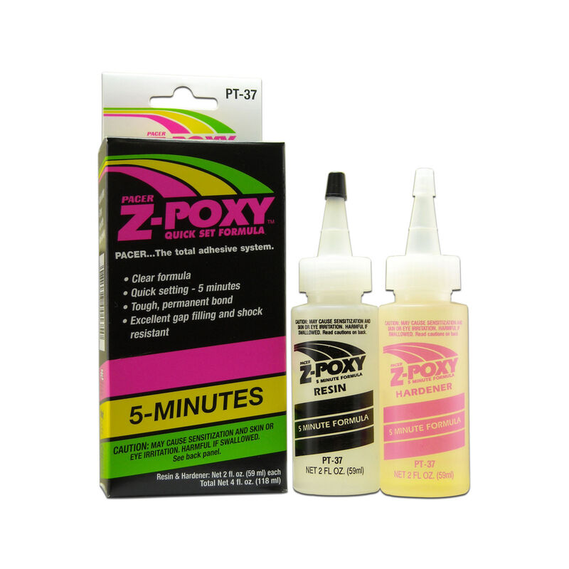 Pacer Technology Z-Poxy 5 Minute Epoxy Glue (4oz set)