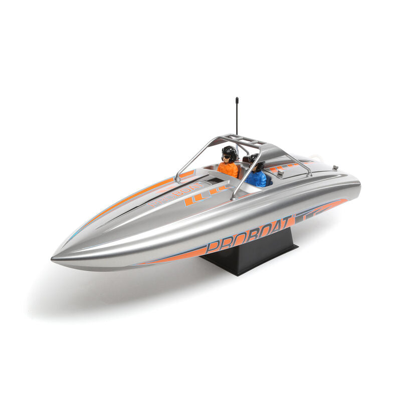 Barco eléctrico Pro Boat River Jet 23" Deep-V RTR con radio de 2,4 GHz *Archivado