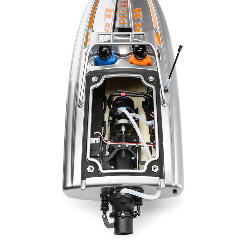 Barco eléctrico Pro Boat River Jet 23" Deep-V RTR con radio de 2,4 GHz *Archivado