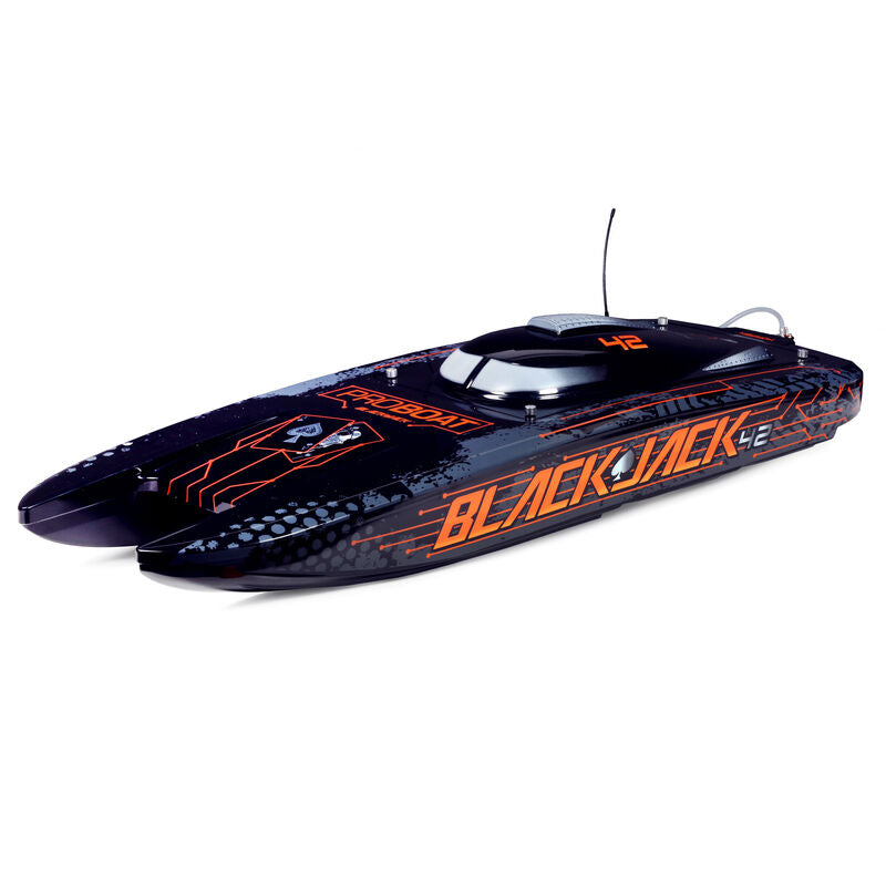 Catamarán eléctrico Pro Boat Blackjack 42" 8S sin escobillas RTR 