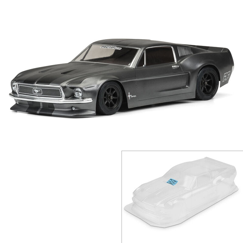 ProtoForm 1/10 1968 Ford Mustang Clear Body: Vintage Trans-Am