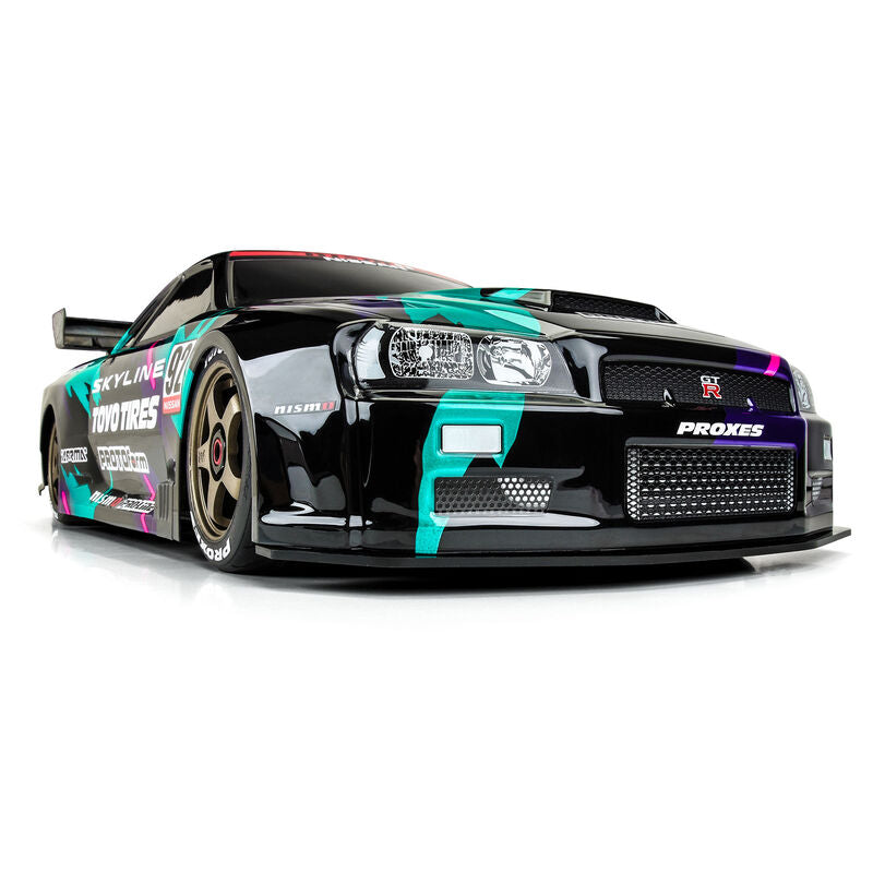 Protoform 1/7 2002 Nissan Skyline GT-R R34 Clear Body: ARRMA Infraction 6S