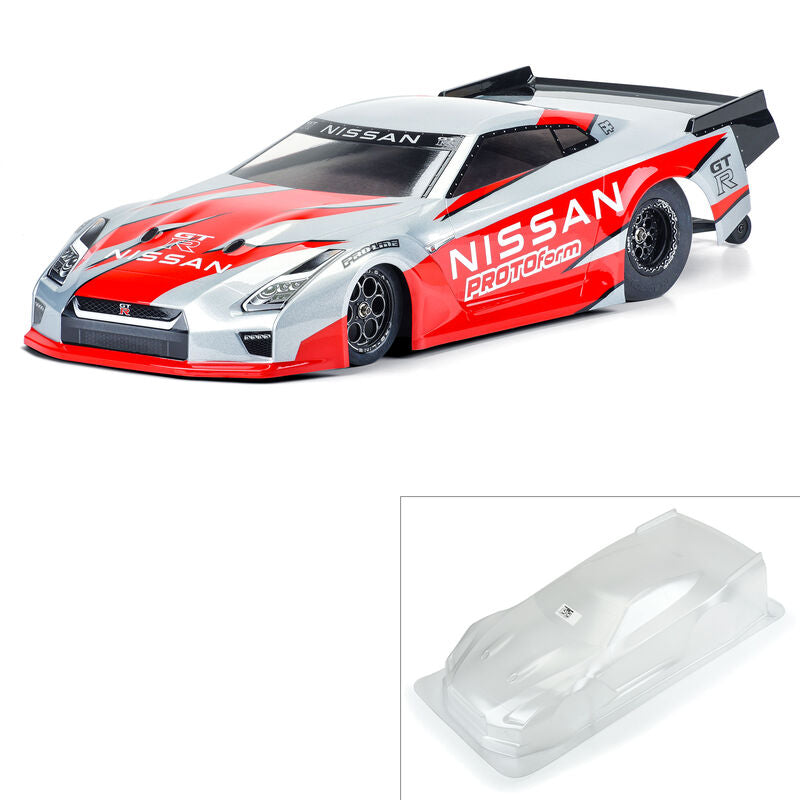 Protoform 1/10 Nissan GT-R R35 Clear Body: Drag Car