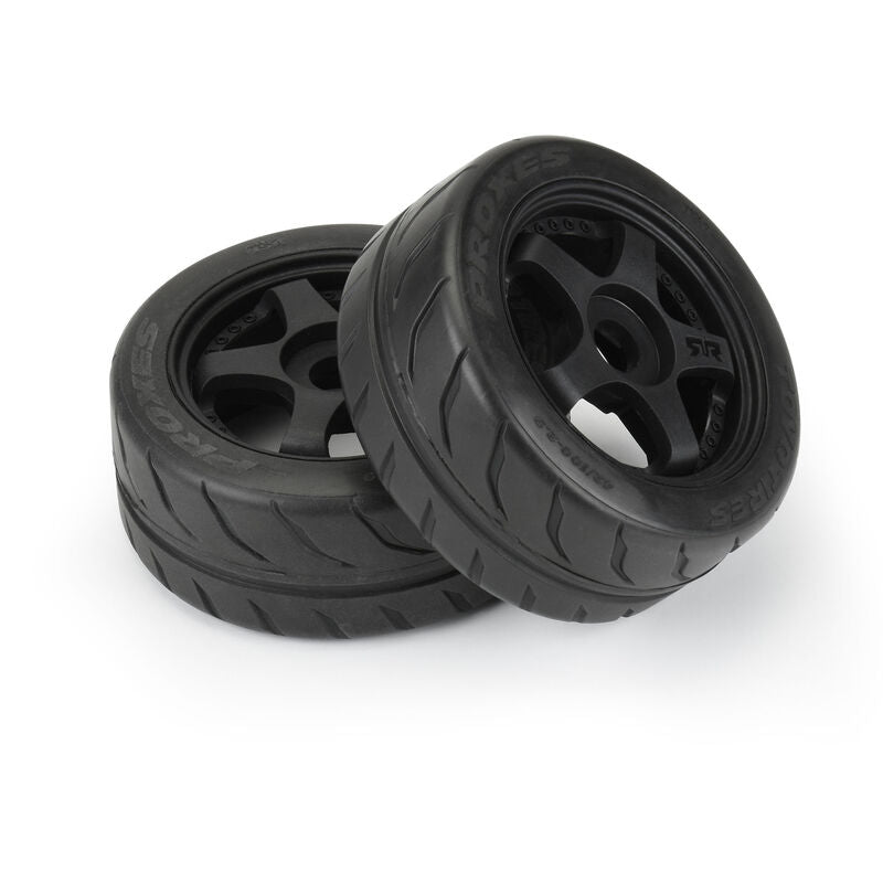 Pro-Line 1/7 Toyo Proxes R888R S3 Front/Rear 42/100 2.9" BELTED Mounted 17mm 5-Spoke (2)