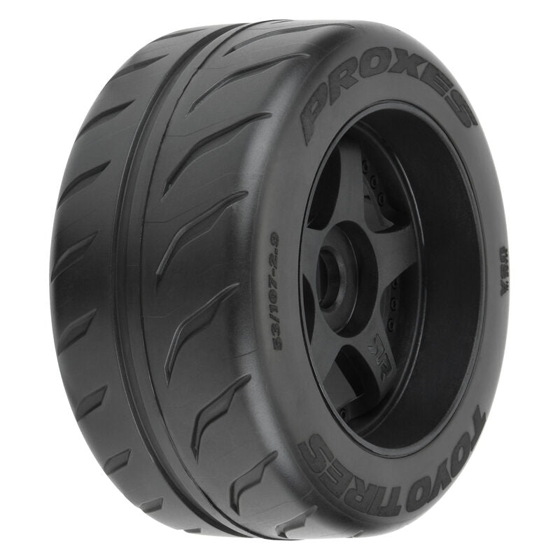 Pro-Line 1/7 Toyo Proxes R888R S3 Rear 53/107 2.9" BELTED Mounted 17mm 5-Spoke (2)