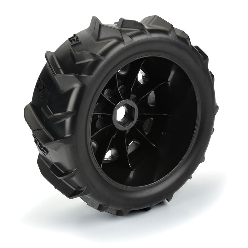 Pro-Line 1/6 Dumont Sand/Snow Tires F/R 5.7" Tires MTD 24mm Black Raid (2)