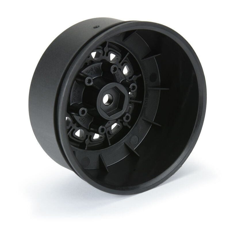 Pro-Line 1/10 Raid Front/Rear 2.2"/3.0" 12mm Short Course Wheels (2) Black