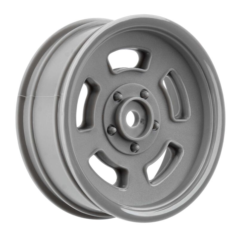 Pro-Line 1/10 Slot Mag Front 2.2" Wheels Drag 12mm (2) Stone Gray