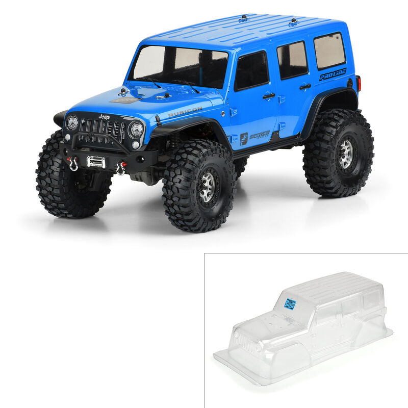 Pro-Line 1/10 Jeep Wrangler Unlimited Rubicon Clear Body 12.8" WB TRX-4