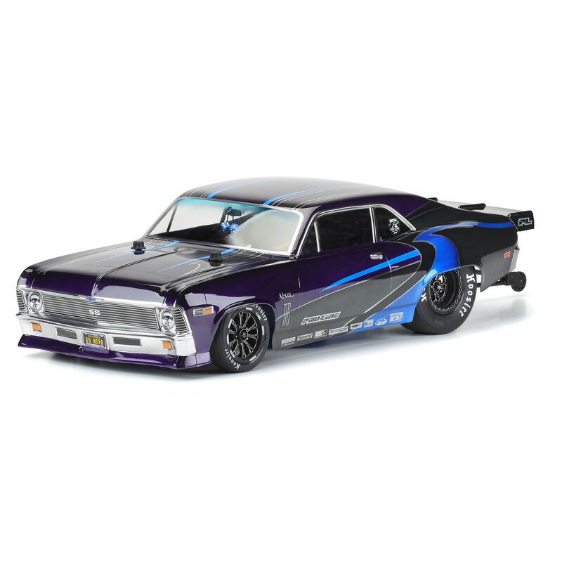 Pro-Line 1/10 1969 Chevrolet Nova Clear Body: Coche de arrastre 