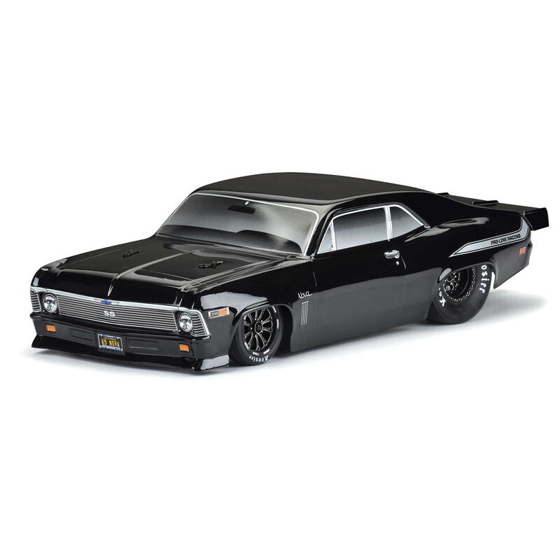 Pro-Line 1/10 1969 Chevrolet Nova Tough-Color Black Body: Drag Car