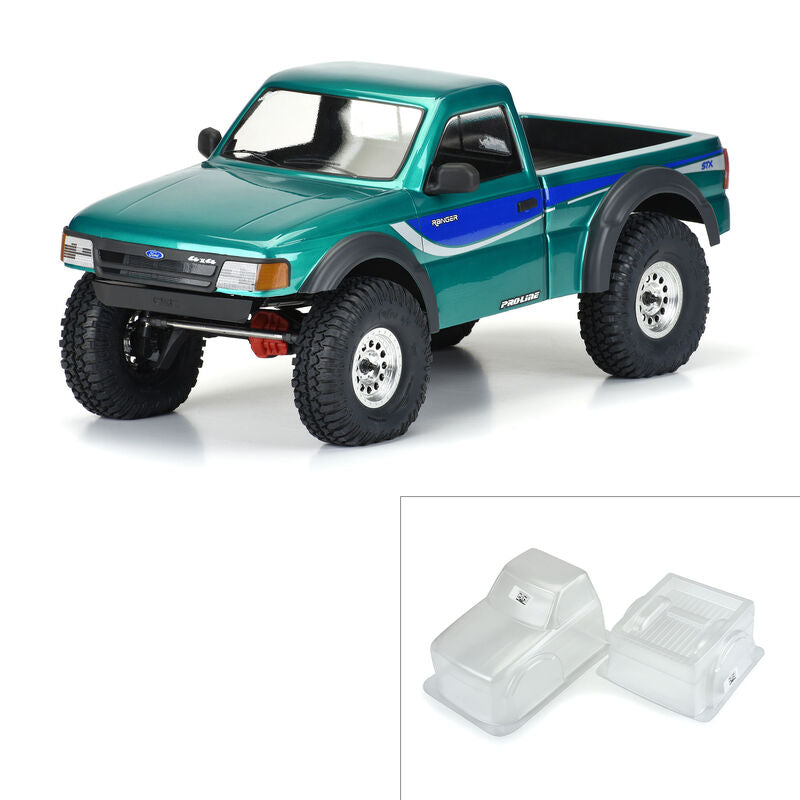 Pro-Line 1/10 1993 Ford Ranger Clear Body 12.3" (313mm) Wheelbase Crawlers
