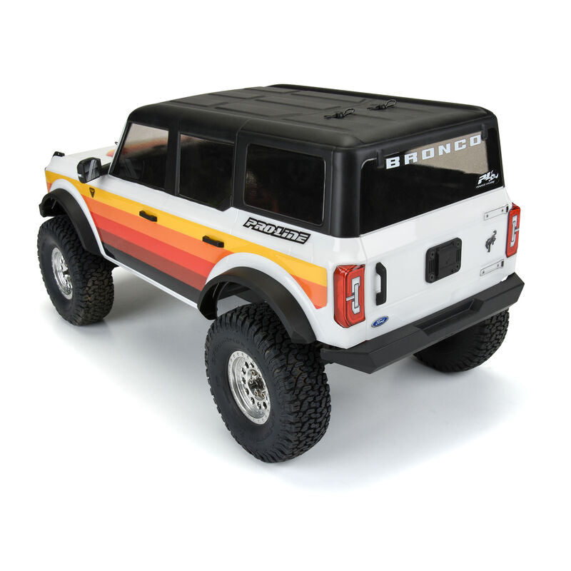 Pro-Line 1/10 2021 Ford Bronco Clear Body Set 12.3" Wheelbase: Crawlers