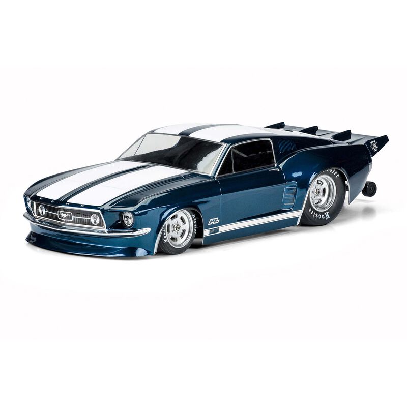 Pro-Line 1/10 1967 Ford Mustang Clear Body: Coche de arrastre 