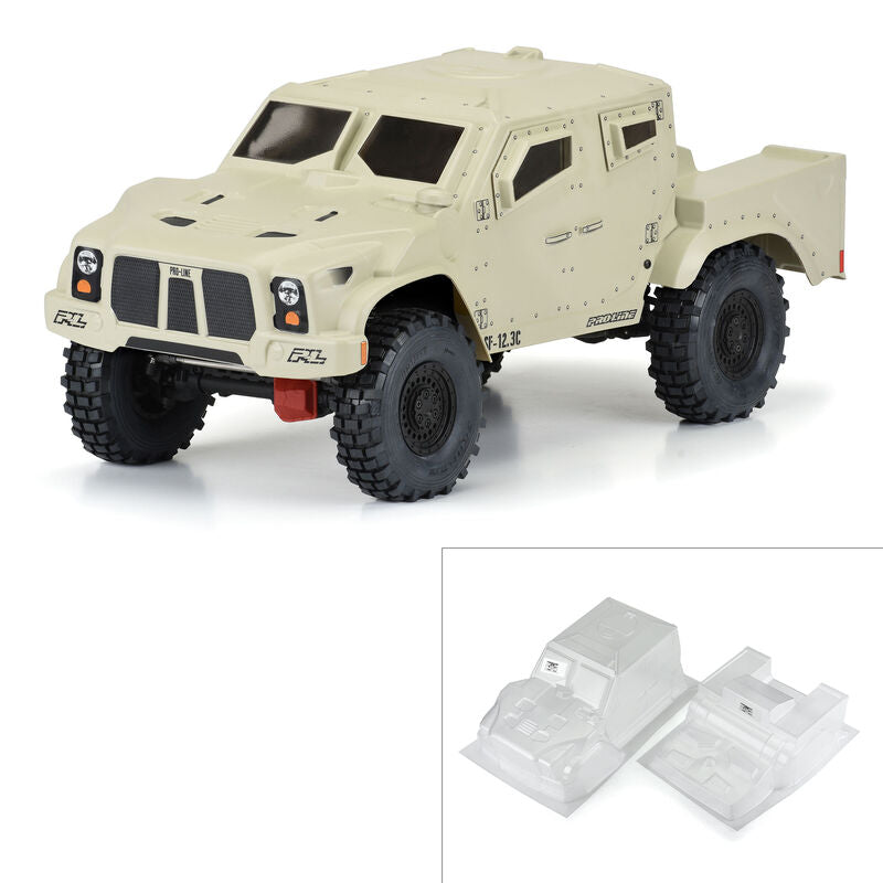 Pro-Line 1/10 Strikeforce Clear Body 12.3" (313mm) Distancia entre ejes Scale Crawlers 