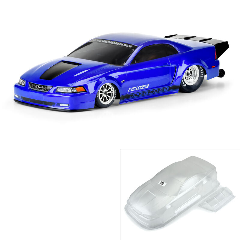 Pro-Line 1/10 1999 Ford Mustang Clear Body: Drag Car