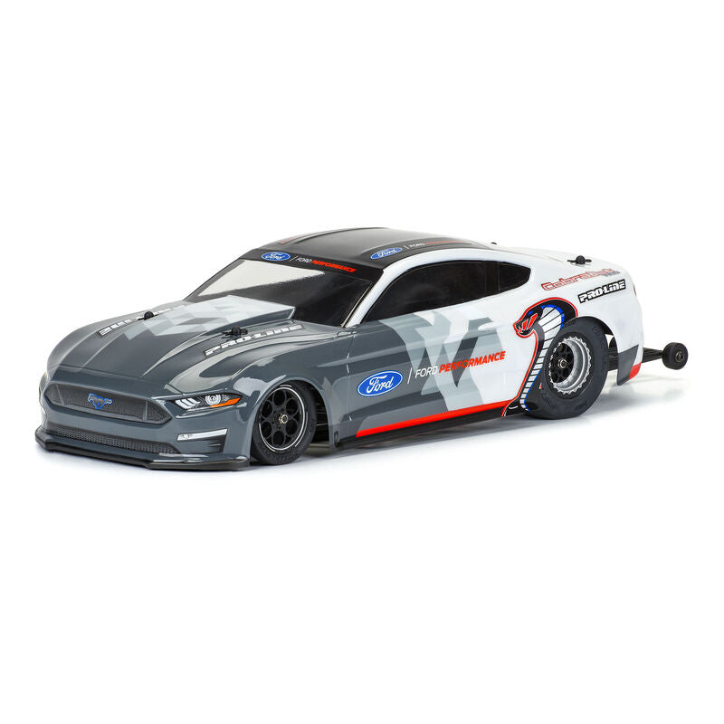 Pro-Line 1/16 2021 Ford Mustang Cobra Jet Clear Body: Losi Mini Drag Car
