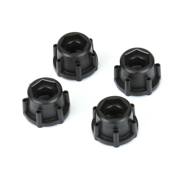 Adaptadores hexagonales Pro-Line 1/10 6x30 a 17 mm para ruedas de 2,8"