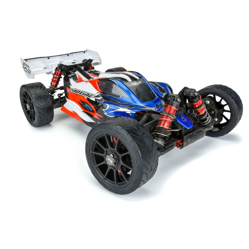 Pro-Line 1/8 Avenger HP BELTED S3 Fr/Rr Buggy Neumáticos Montados 17mm Negro (2) 
