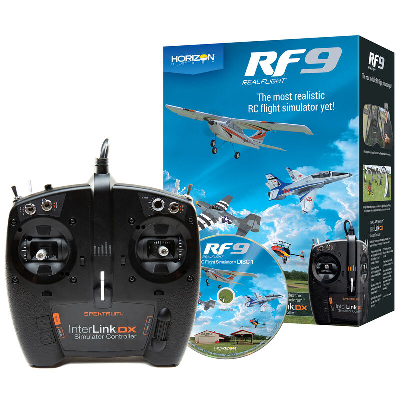 RealFlight 9 Flight Simulator w/Spektrum Transmitter*Archived