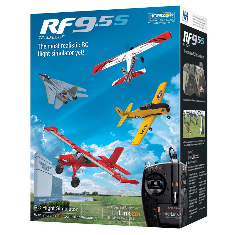 RealFlight 9.5S RC Flight Simulator w/InterLink Controller *Archived