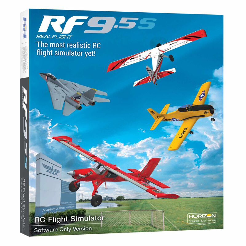 Solo software de simulación de vuelo RealFlight 9.5S