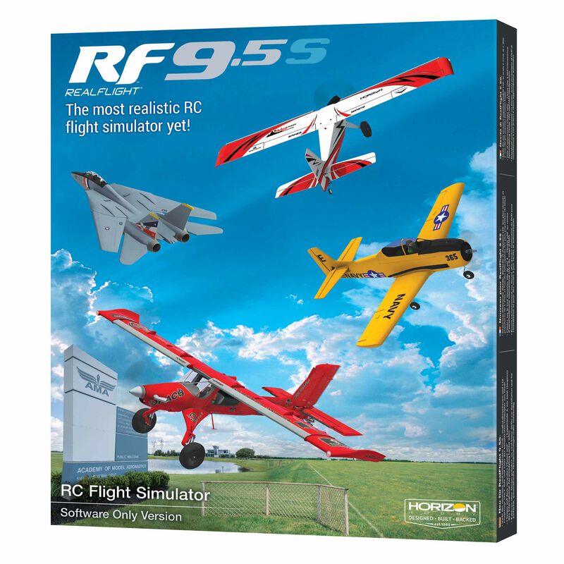 Solo software de simulación de vuelo RealFlight 9.5S