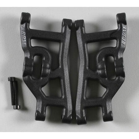 RPM Heavy Duty Front A-Arms for Traxxas Nitro Rustler, Stampede, Sport and Bandit - Black-