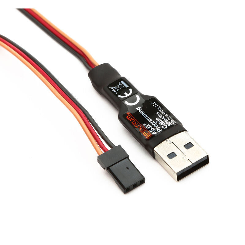Cable de programación del transmisor/receptor Spektrum RC: interfaz USB