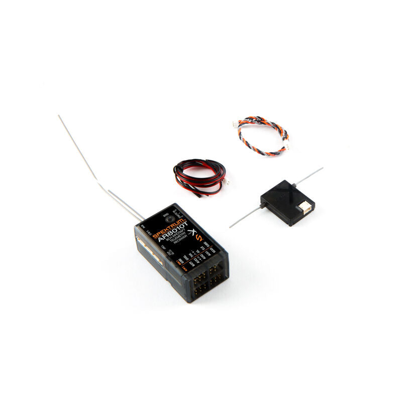 Spektrum RC AR8010T 2.4GHz Receptor de telemetría integrado de aire de 8 canales *Descontinuado 