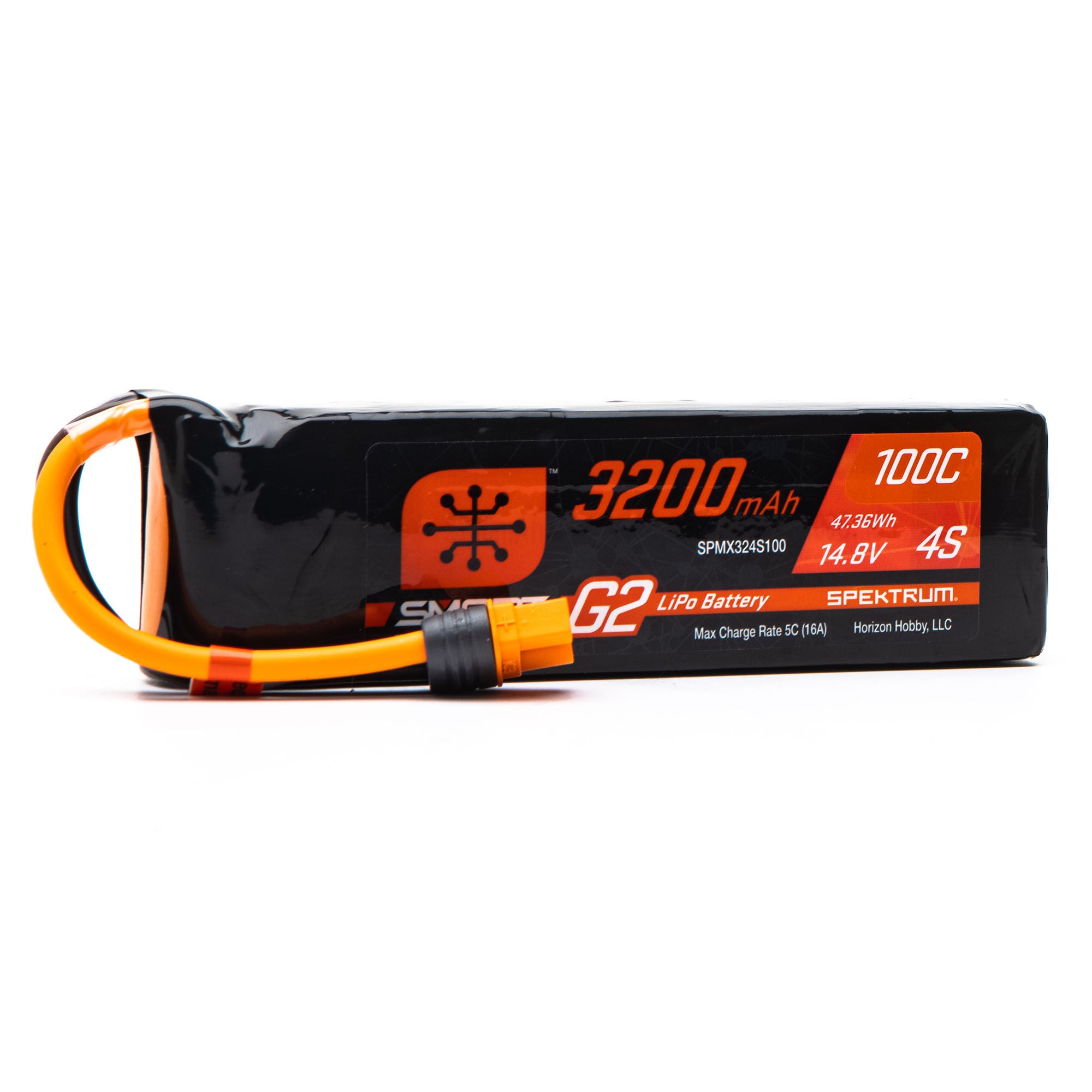 Batería Spektrum 14.8V 3200mAh 4S 100C Smart G2 LiPo: IC3 