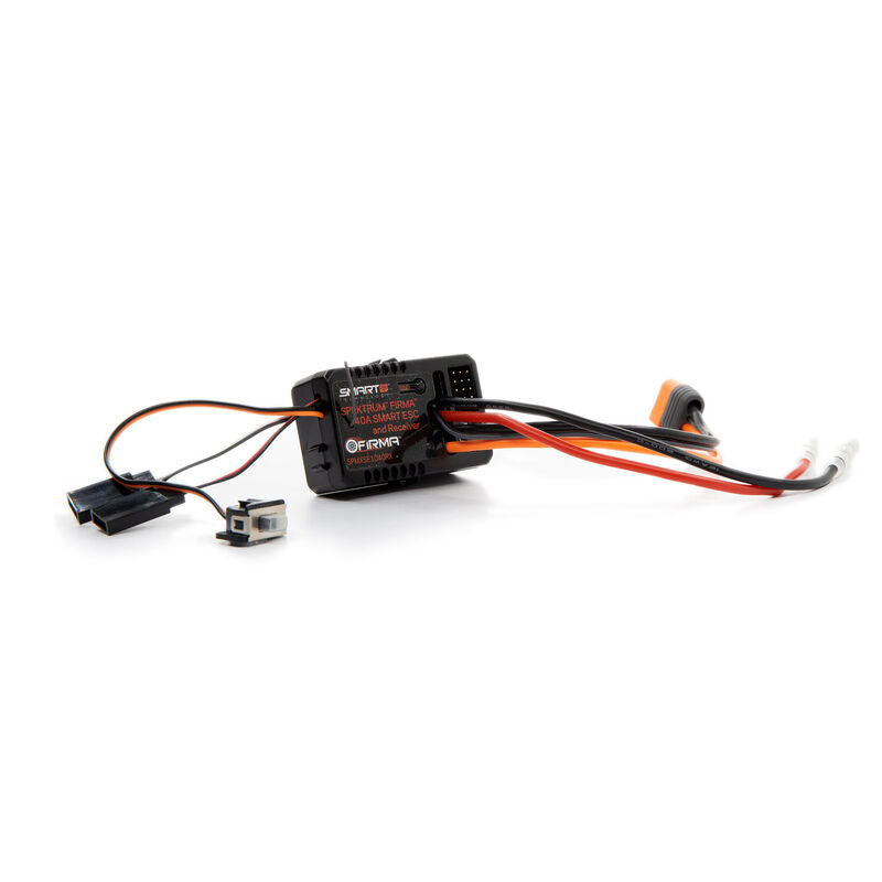 Spektrum RC Firma 40 Amp Brushed Smart 2-in-1 ESC and Receiver