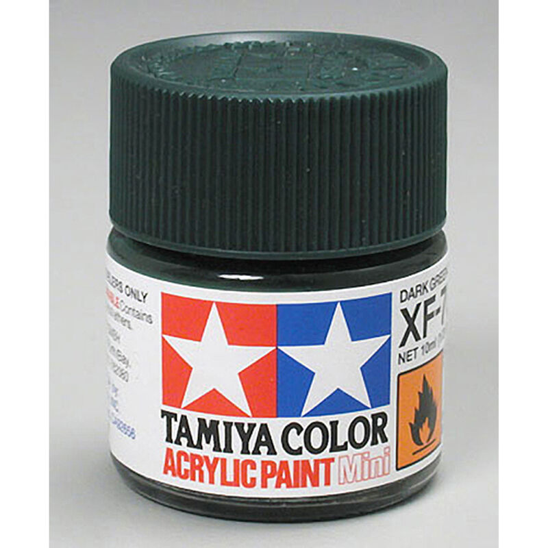 Mini pinturas planas acrílicas de Tamiya (10 ml) (colores surtidos)