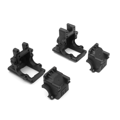 Tekno RC EB410/ET410 Front & Rear Bulkhead Set (Revised)