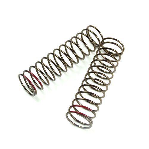 Tekno RC Low Frequency 85mm Rear Shock Spring Set (Red - 2.94lb/in) (1.6x13.7)