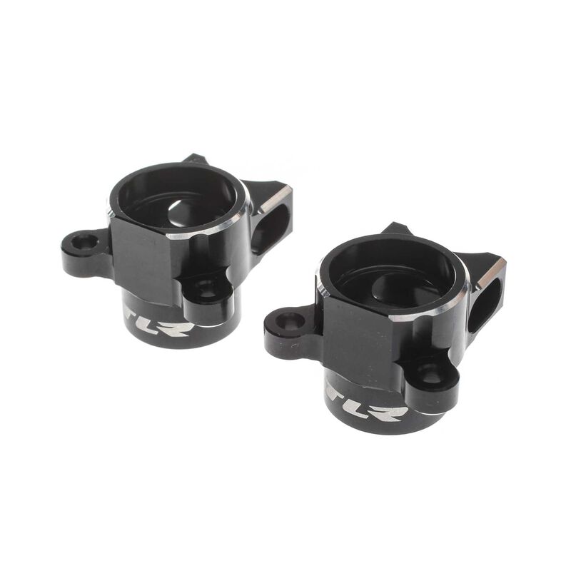 Team Losi Racing VHA Hub Body Set Aluminio Negro: 22 5.0