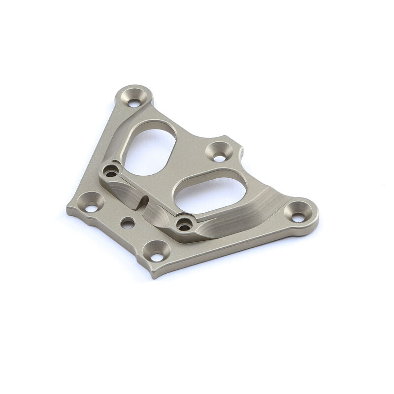Soporte de chasis superior delantero Team Losi Racing, aluminio: 5B, 5T