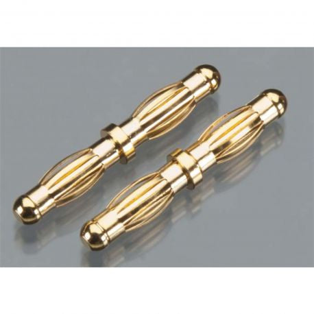 TrakPower DPS/VR-1 Double Gold Connector 4mm Male To Male TKPP5630