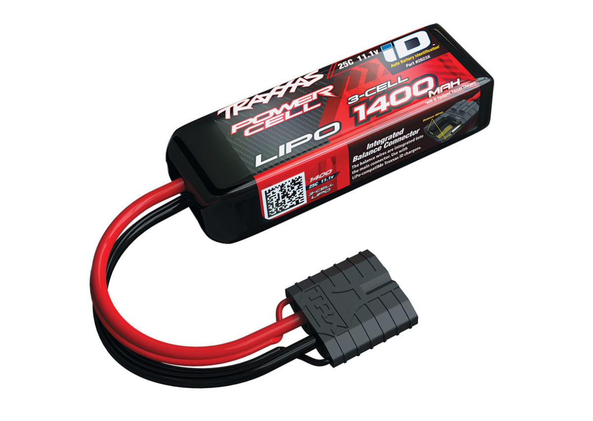 Traxxas 3S 1400mAh 11.1v 25C LiPo Battery w/ iD Connector