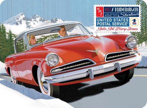 AMT 1 25 '53 Studebaker Starliner USPS Collectible Tin