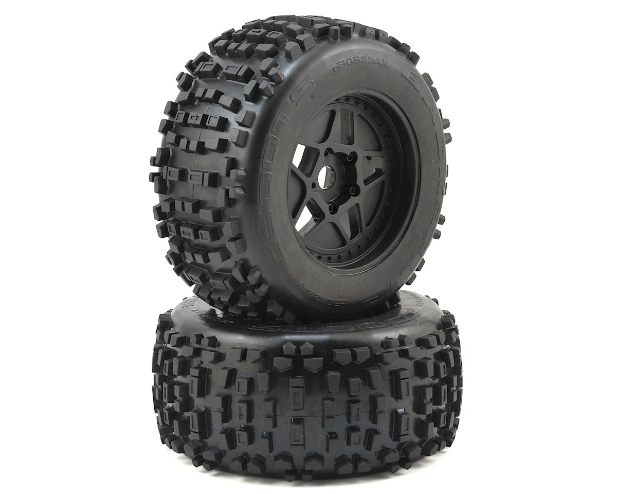 Neumáticos premontados Arrma Dboots 'Back-Flip Mt 6S' (negro) (2)