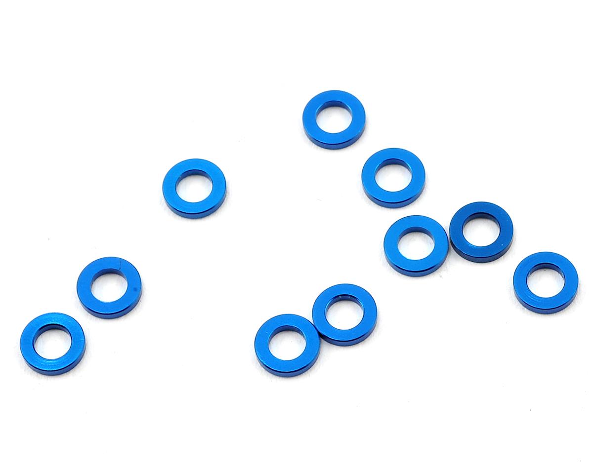 Team Associated Arandela de perno de bola de aluminio de 5,5 x 1,0 mm (azul) (10)