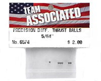 Team Associated 5/64" Precision Differential Thrust Ball (6)