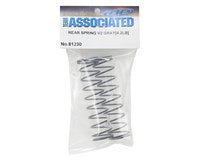 Team Associated RC8B3.1 Rear V2 Shock Spring Set (Gray - 4.2lb/in) (2)