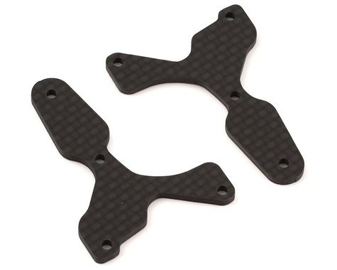 Team Associated RC8B4/RC8B4e Factory Team Carbon Front Lower Arm Insert (2) (2.0mm)